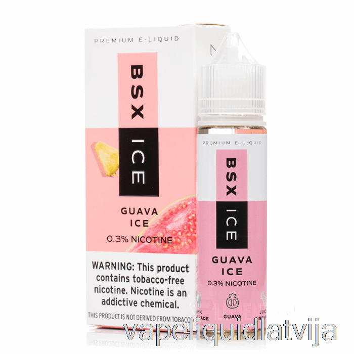 Gvajaves Ledus - Bsx Ledus - 60ml 3mg Vape šķidrums